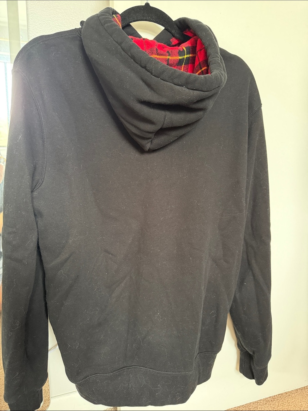 Men’s Polo Ralph Lauren Black Hoodie with Red Polo Bear size M like new 🔥 - Picture 6 of 6